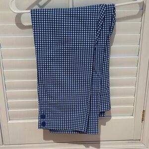 Chicos Blue and White checked capri pants